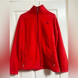 North face fleece zip up jacket